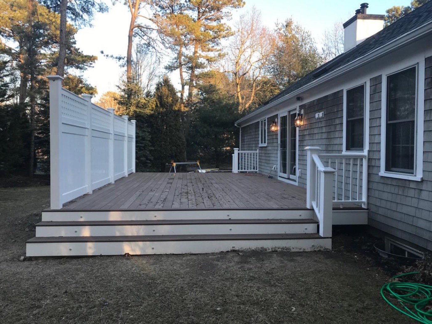 New deck built by Emerson Inc.